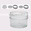 120ml Engraving Clear Glass Mason Jar With Handle