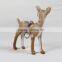plush animal shape big size antique deer christmas decorations