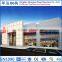 Steel structure design and glass curtain wall 4S car exhibition hall