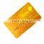 Metallic Sparkling Gold Embossed Cards Plastic PVC Membership Card