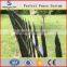 pvc coated spear top wrought iron picket fence for garden wall fence