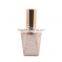 Wholesale 15ml small empty rectangular perfume glass bottles with crackle color