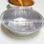 Custom Bops material transparent blister round plastic cover for foil bowl