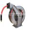 Stainless steel air hose reel with 15m/50 feet rubber air hose