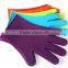 Silicone BBQ Grilling Gloves, silicone oven gloves with fingers hand gloves