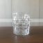 New arrived weave shaped 7pcs crystal glass water set for daily use
