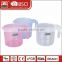 China factory custom duotone plastic sets 1L measuring cups with or without lid
