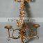 Made in China wall mounted metal candle holders