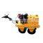 walk behind double drum vibrator soil compactor roller