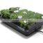 Hydroponic water proof heated germination station with heating element built inside