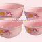 Four-piece Round Type Microwave Safe Plastic Bowl