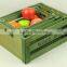 100% natural wood material folding storage box fruit crate cheapest price wooden Boxes