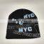 The statue of liberty English letter stamp British style wool hat wool insulation sleeve cap ear cap
