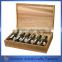 Customized wooden box for 6 bottle wood wine box