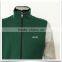 Full Zip Custom Logo Green Match Gray Color Sweater