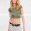 2016 Images of Ladies Casual Cap Sleeve Seamless Cami Tops and Blouses for Women HST7814