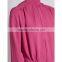 2017 Latest Women Spring Ruched Shoulder Vetements Silk Crepe Midi Dress HSD9918