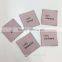 High density woven label for clothing, satin damask woven label with high quality