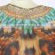 DIGITAL print SHIRT crystal kaftan CAFTAN tunic poncho blouse KURTA