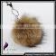 CX-A-65 2016 New Genuine Faux Raccoon Fur Ball Keychain