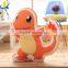 Hot selling best quality cute cartoon pokemon plush animal pillows