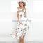 Maxnegio off shoulder backless bohemian girls smoking high slit dress
