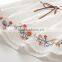 F10024A Cotton Dress Flower Embroidery Pattern Short Sleeve Girl Dress