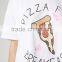"Pizza for Breakfast" Set adult cartoon pajamas