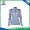 High Quality 50%cation 50%polyester Women's Quarter-zip Pullover Sweatshirt