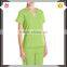 women's V-Neck scrub top with 3 pockets scrub suit