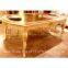 Luxury antique wooden furniture diningroom sets dining table and chairs Europe Style FT105
