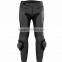 Black Motorcycle Pant/ Motorbike Leather PANT / Trousers + CE Armour to knee & hips