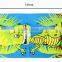 china supplier 100% cotton kids hooded towel, Dinosaur beach towel, hight quality reactive printed bath towels