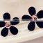 Authentic 100% 925 Sterling Silver Darling Daisies Stud Earrings For Women Luxury Fine Jewelry Fashion Gift