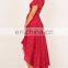 2017 short front long back sexy summer maxi dress wholesale