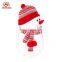 Christmas Snowman Dog Toy 12" Plush Xmas Couple Family Stuffed Snowman