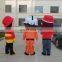 Factory direct sale fireman sam mascot costume for adults