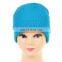 Fason girls' Thick knit beanies custom knitted pink beanie