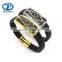 custom cheap manly blank genuine leather masonic bracelets