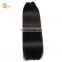 High Quality Double Drawn Hair Extensions Hair Weft With Natural Black Color