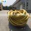 100-600mm large diameter high pressure pumping flange steel tube, 4-24 inch abrasion proof sand absorbing rubber hose