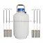 YDS-2 / 3 / 6 / 10L Frozen Cryogenic Cylinder Liquid Nitrogen Dewar Tank