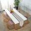 Modern dining room furniture fabric cushion rose gold metal dining chair