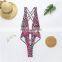 Deep V-neck Bikini Women's Swimsuit Backless Bathing Suit 2020 String Sexy Swimsuit One Piece High Cut Swimwear