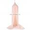 Cotton Round Dome Bed Canopy Draper Bedcover Kids Play Tent  for Reading Mosquito Net Curtain