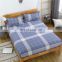2020 wholesale custom 3 pcs bed sheet print queen full size elastic fitted bed sheet cover