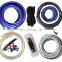 High quality pvc insulated speaker wire 8ga car amplifier wiring installation kit