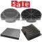 Municipal construction use square or round cast iron manhole cove / cast iron manhole cover price