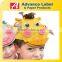 giraffe diy sun visor cap hat