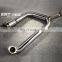 super racing tailpipe 304 steel exhaust for porsche 718 exhaust mufflers cat back with quad double tip